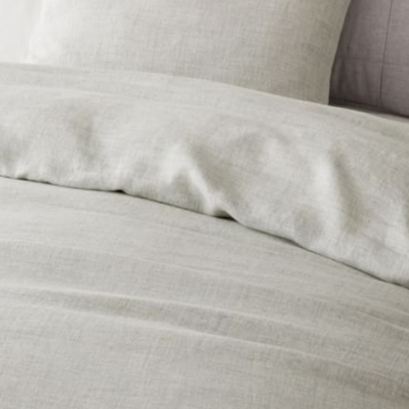 ❤️BUY 2 GET 1 FREE  West Elm European Flax Linen Fiber Dyed Duvet Cover - Picture 1 of 4
